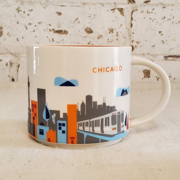 Starbucks Chicago | You Are Here Collection | Coffee Mug Cup 14 oz - Picture 2 of 7